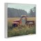 Stupell Industries Rustic Pickup in Country Meadow Framed Giclee By Steve Hunziker